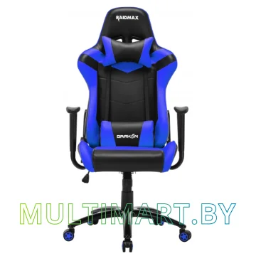 Кресло компьютерное Raidmax DK606RU (черный/синий) картинка 2
